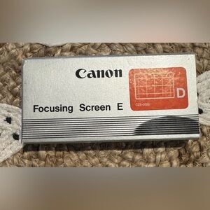 New in Box  Canon Focusing Screen E
